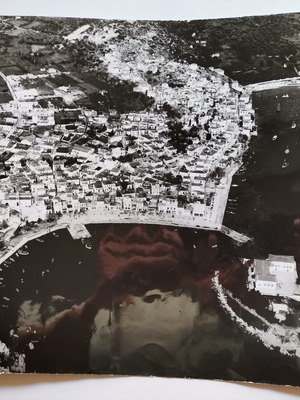 Παλιά αεροφωτογραφία Σκιάθος πανοραμική άποψη δεκαετία 1960 μεταχειρισμένη