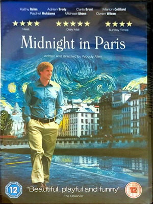 Midnight in Paris DVD καινούργιο, κωμωδία και αισθηματική με Kathy Bates και Owen Wilson
