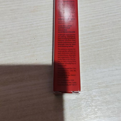 Clio Kill Lash Superproof Mascara Extreme Volume 04 new