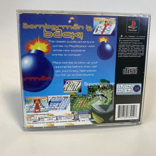 Bomberman World PlayStation 1 PS1 game used, English