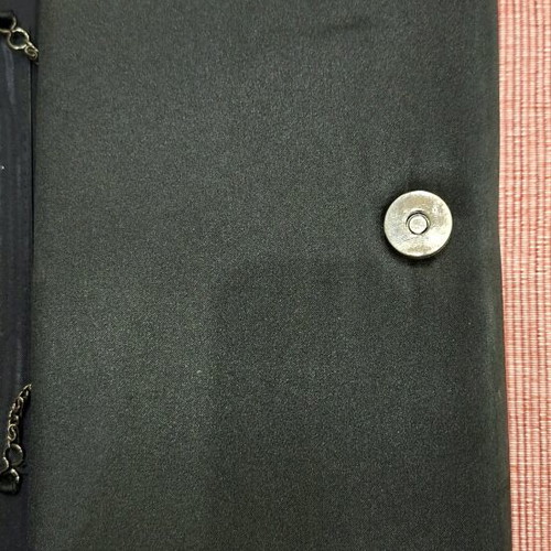 Women's crossbody bag used, black 23x14
