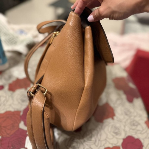 Love Moschino backpack like new, brown with metal details
