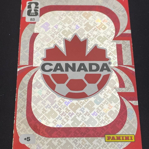 Panini FIFA World Cup 2026 Adrenalyn Canada collectible starter card like new