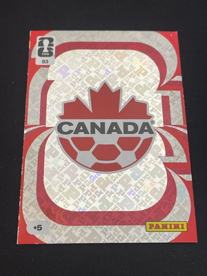 Panini FIFA World Cup 2026 Adrenalyn Canada collectible starter card like new