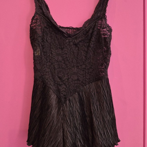 Body lace with satin, like new, size M
