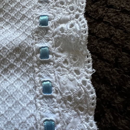 Baby blanket used for boy