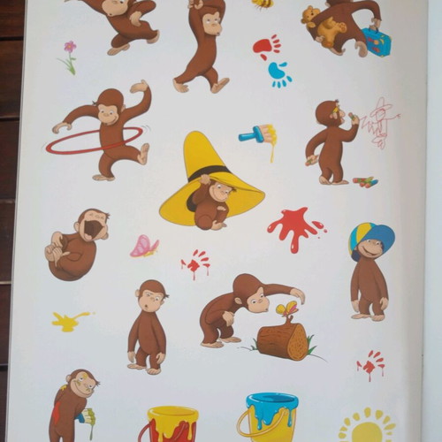 Curious George the movie sticker fun book new