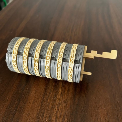 Cryptex da Vinci new locking mechanism box