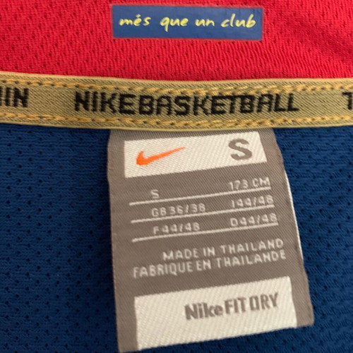 Barcelona Nike 2011-12 Navarro Small men's jersey used authentic