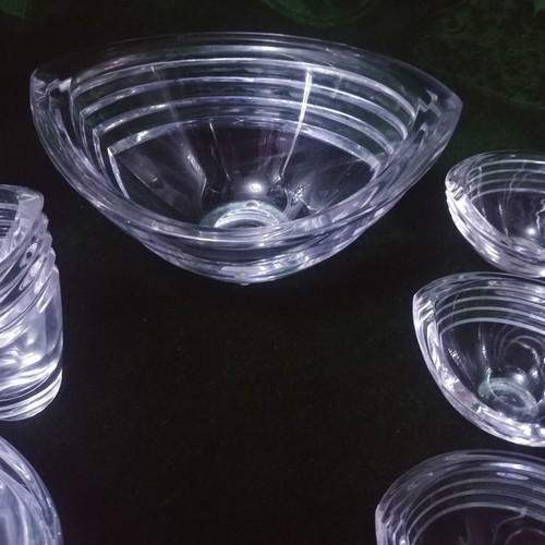 Rogaska Azar collection used full lead crystal 18 pieces