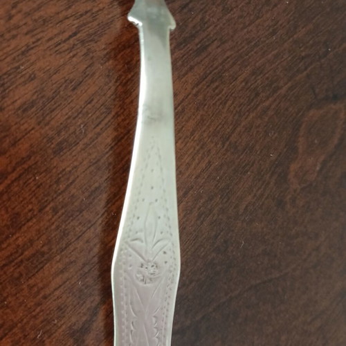 Silver Antique Teaspoons with Tughra Set of 6 Like New