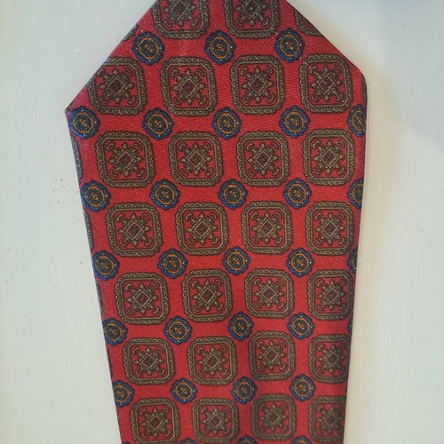 Vintage ties like new, set of 3, black and multicolor