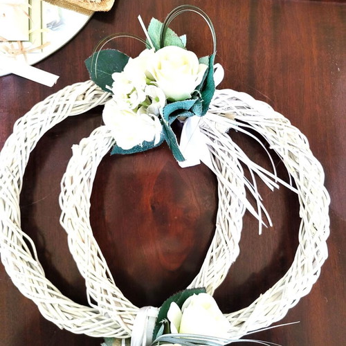 Handmade decorative bamboo wreaths like new