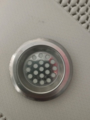 Metal drain strainer like new