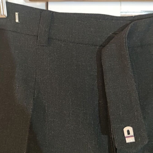 Zara fabric pants like new, regular waist, dark gray
