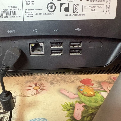 Lenovo C340 All-in-One 20” used, screen needs repair