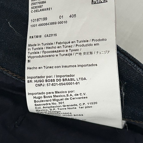 Boss Green by Hugo Boss Indigo Faded Effect Stretch Denim Slim Fit Jeans used, size 36