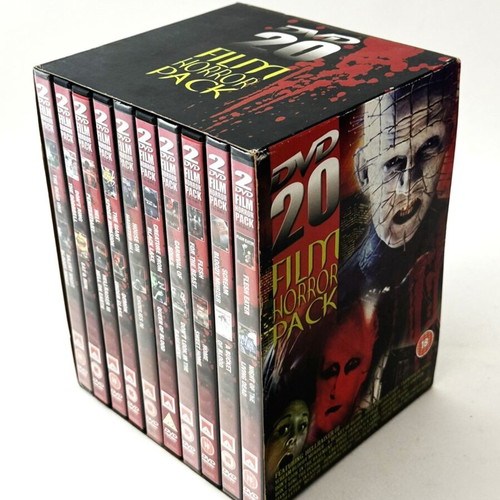 20 Film Horror Pack DVD box set like new