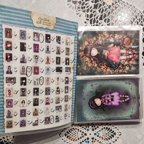 Santoro London Panini Photocards Album like new, 104 of 108