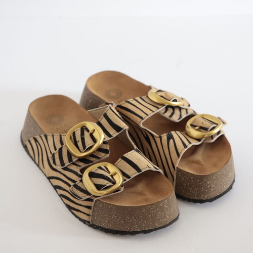 Ateneo women's platform sandals size 39, multicolor