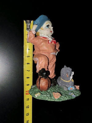 Figurine The Little Sailor with His Cat used