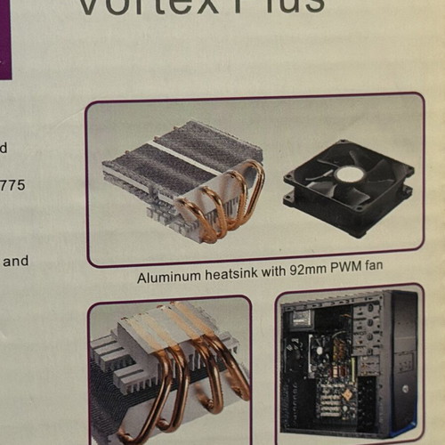 Cooler Master Vortex Plus CPU cooler used