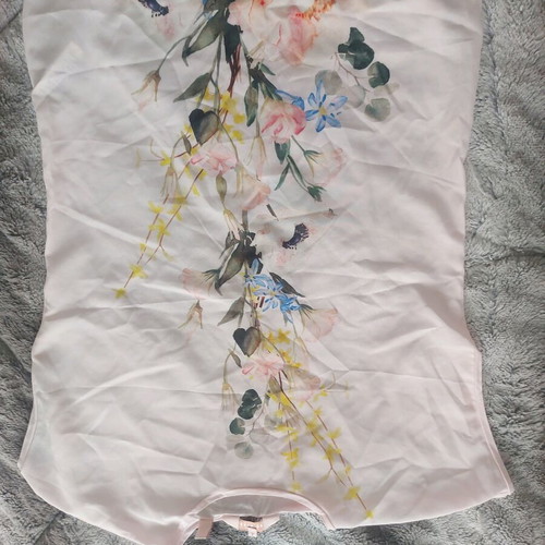 Ted Baker blouses like new, set of 2, white and pink