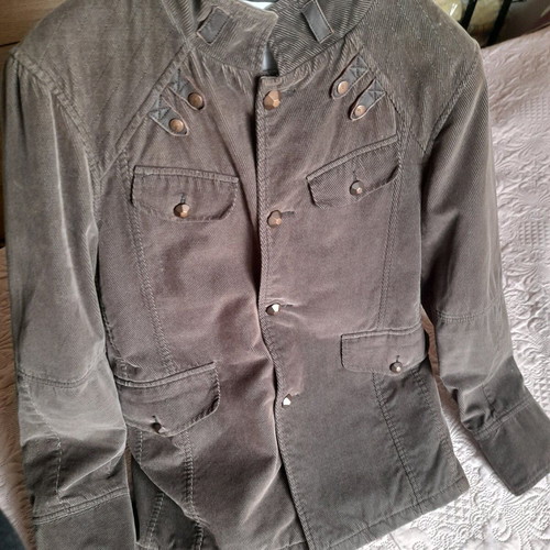 Biston Blue Jeans corduroy jacket like new, brown, size M