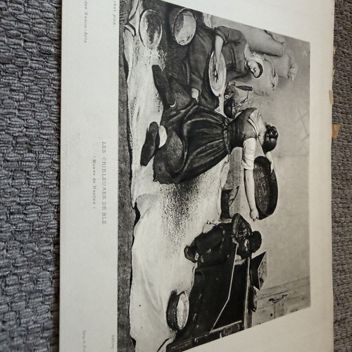 Engraving used, old authentic, 19 x 28 cm