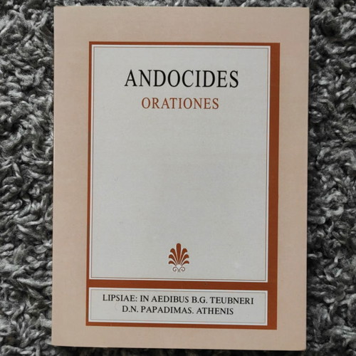 Andocides Orationes new book in Greek
