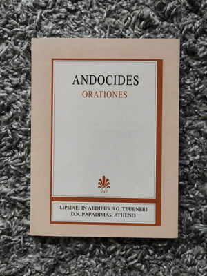 Andocides Orationes new book in Greek