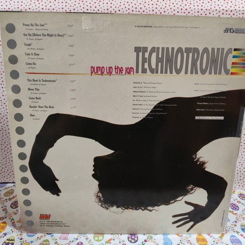Technotronic Pump Up The Jam vinyl record used, electronic