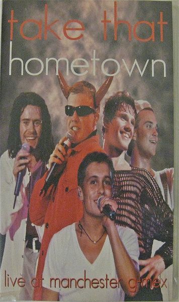  TAKE THAT "HOMETOWN LIVE AT MANCHESTER G-MEX" - kaseta VHS