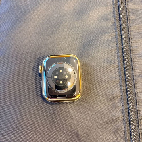 Apple Watch Series 9 41mm Gold Titanium Cellular used with multiple straps