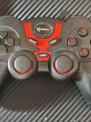SBOX GP-2024 Wireless Bluetooth Gamepad Controller Black and Red