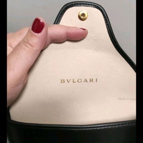 Bvlgari black glasses case like new