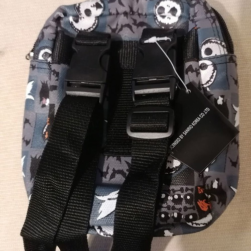 Nightmare Before Christmas Jack Crossbones shoulder bag new white gray