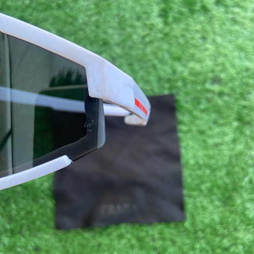 Prada Linea Rossa sunglasses white and black, new