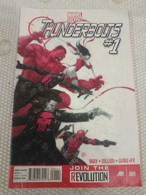 Thunderbolts Marvel Now comics used, issues #1 and #2 (2013)