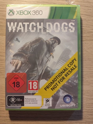 Watch Dogs Xbox 360 promotional copy καινούργιο, σφραγισμένο