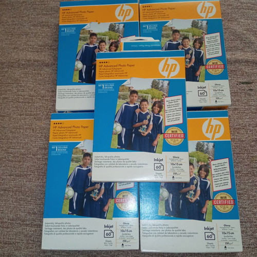 HP Advanced Photo Paper new, pack of 5
