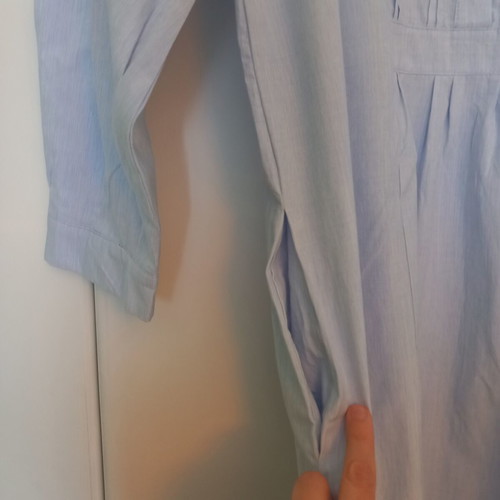 Long dress turquoise 100% cotton new by Drole de copine Paris