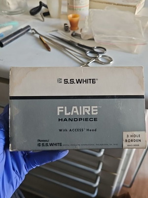 Οδοντιατρική χειρολαβή S.S. White FLAIRE μεταχειρισμένη με κεφαλή ACCESS