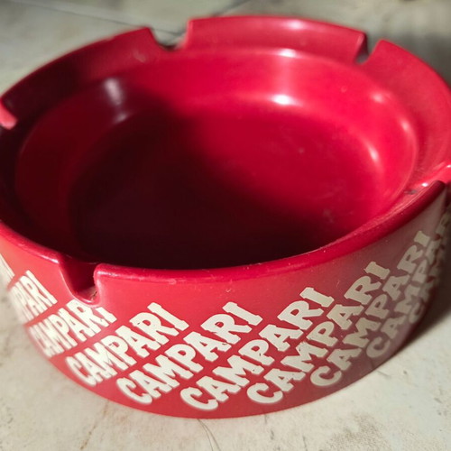 Campari ashtray like new from the 80s