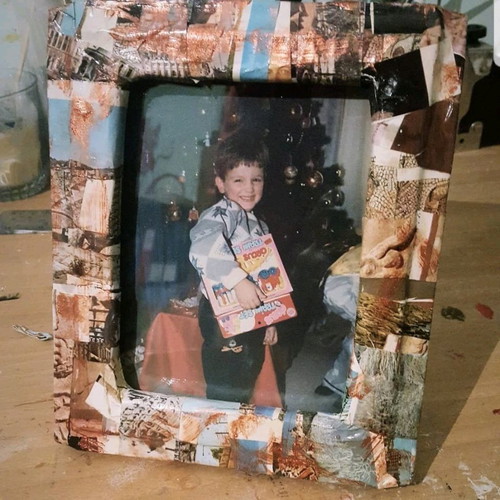Decoupage frame new handmade for 16×12 photos