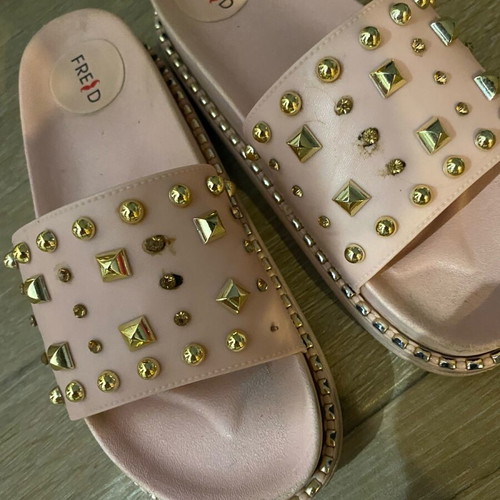 Keep Fred slippers used, pink, size 38