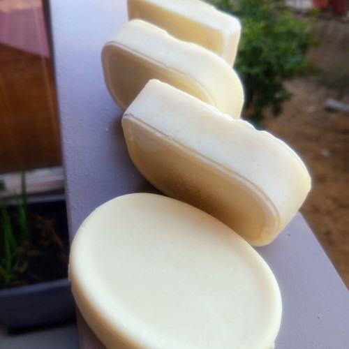 Handmade olive oil soaps natural ripening, pack of 4, like new