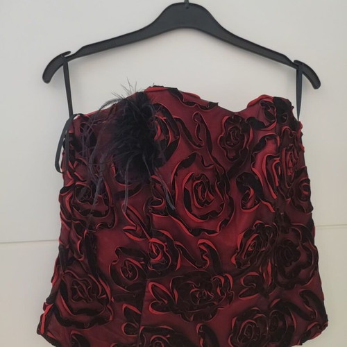 Mina Collection bustier lace burgundy size 46 new with tag