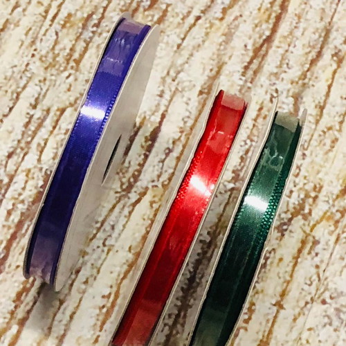 Gift wrapping ribbons pack 3 pcs new, nylon