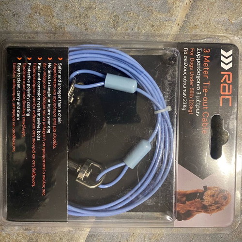 Wire leash 3 meters for dog new